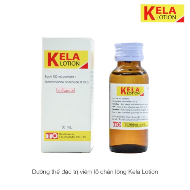 (HCM) Lotion trị viêm lỗ chân lông Kela 30-60ml Thái Lan