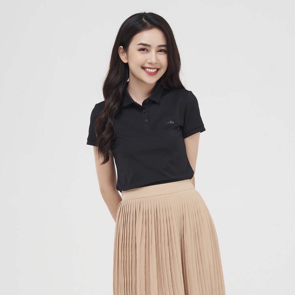 Áo thun polo nữ YODY phông tay ngắn, cổ bẻ chất vải cotton co dãn 4 chiều, thoáng mát, chuẩn phom công sở APN5388