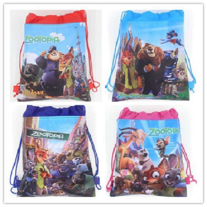 Balo túi rút hình thú cho bé 34x27cm,,,