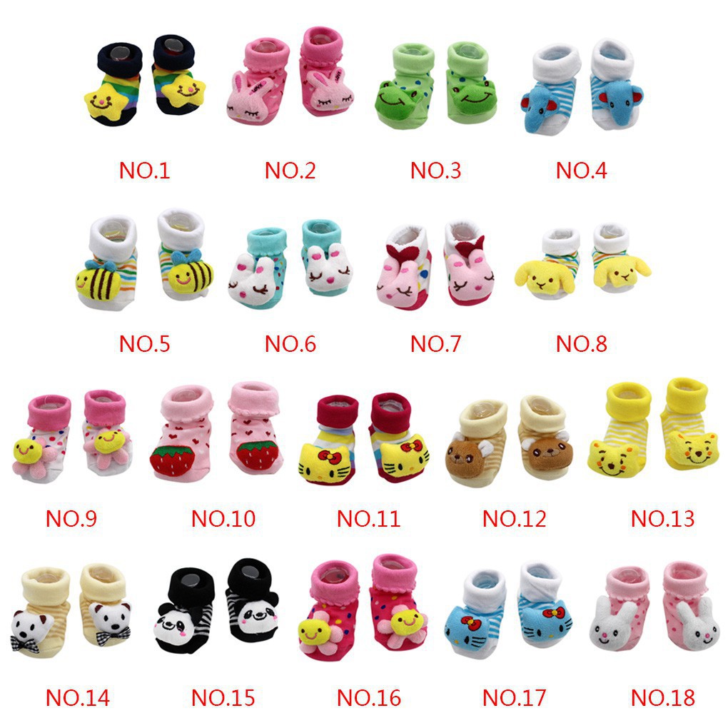 Tất họa tiết xinh xắn cho bé sơ sinh