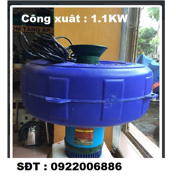 Máy Bơm Nước Sục Khí Tạo Oxy Cho Ao Hồ Hàng Dây Đồng 100%