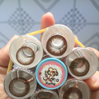 Lens màu chocco không độ 55k