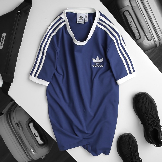 Áo thun ADIDAS nam nữ ba sọc, áo phông ADIDAS vải cotton cao cấp