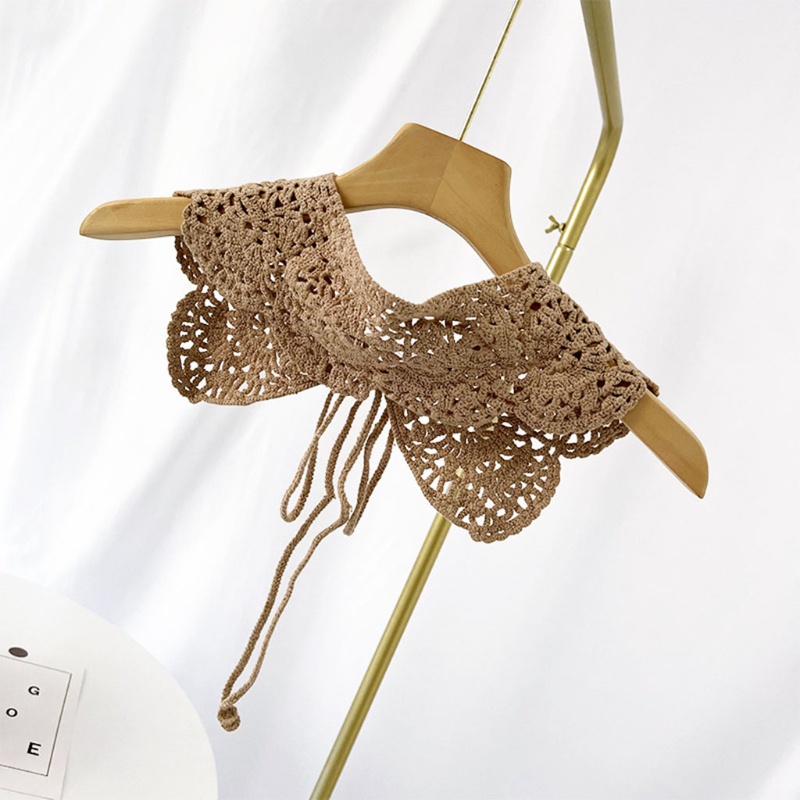 Vòng Cổ Ren Phối Khăn Choàng Giả Thắt Nơ Xinh Xắn Thời Trang Mùa Hè Cho Nữ