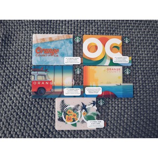 Thẻ Starbucks phiên bản US - Phiên bản Thành Phố City - Orange County