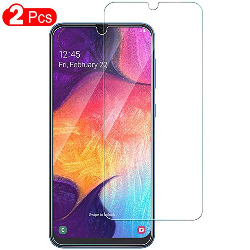 2 chiếc Kính cường lực Samsung Galaxy A50 Bảo vệ màn hình Samsung A50
