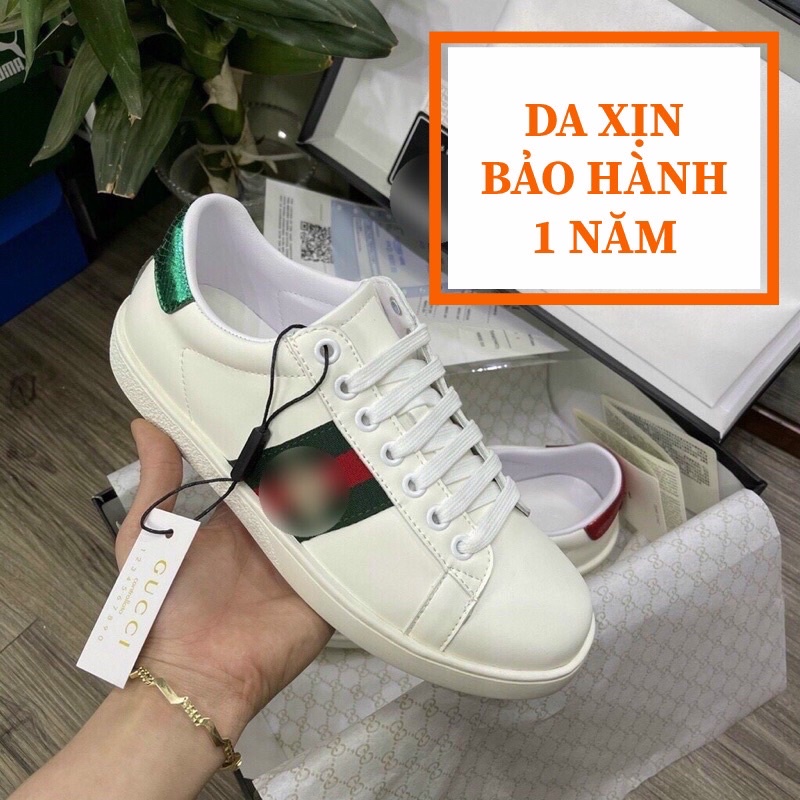 Giày thể thao nam GG ong gót phối màu Cao Cấp [Bảo Hành Da 6 tháng]