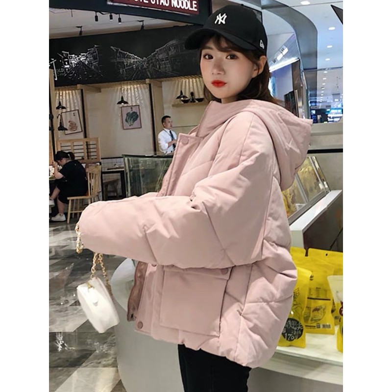 Áo phao dáng ngắn Hàn Quốc