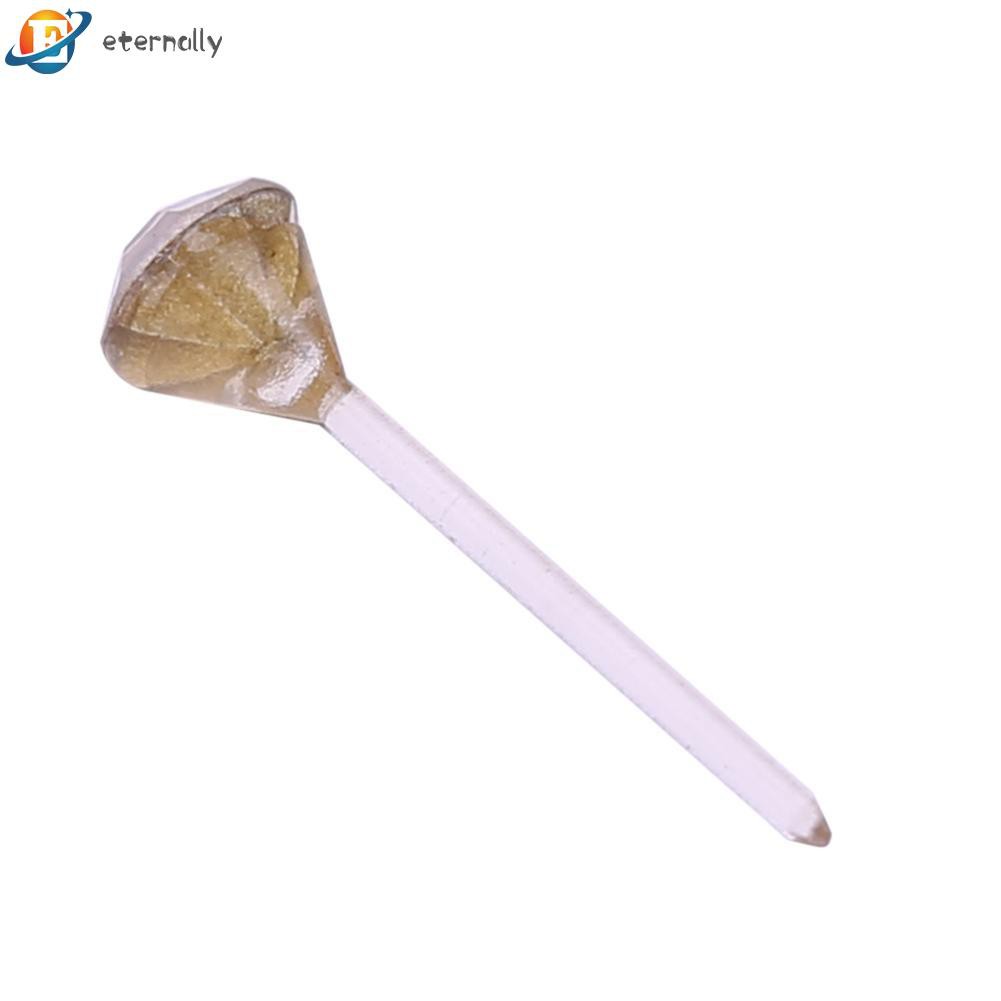 Set 20 Đôi Bông Tai Xỏ Lỗ Hình Tròn Bằng Nhựa 11.24