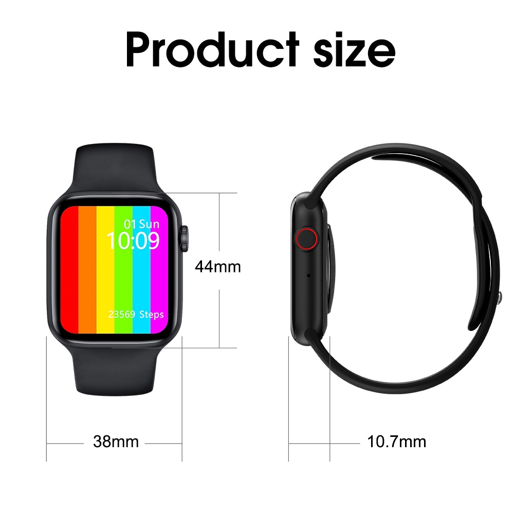 New W26 Đồng Hồ Thông Minh Smart Watch 6 ECG PPG Heart Rate Monitor Bluetooth Call 1.75 Inch Full Touch Screen Temperature  IP68 Waterproof Sports Multifunctional Watch