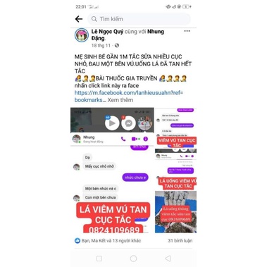 CHỮA TẮC TIA, VIÊM VÚ , TAN CỤC  TRƯỚC SAU ÁP SE