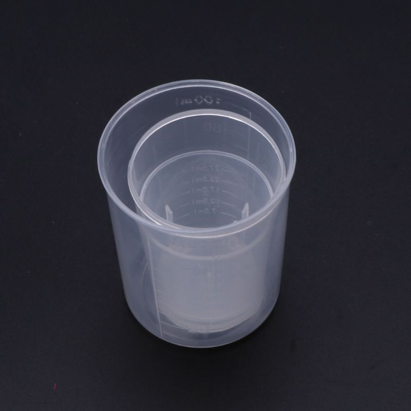Set 3 cốc đo lường epoxy resin 30 50 100ml bằng nhựa làm trang sức diy