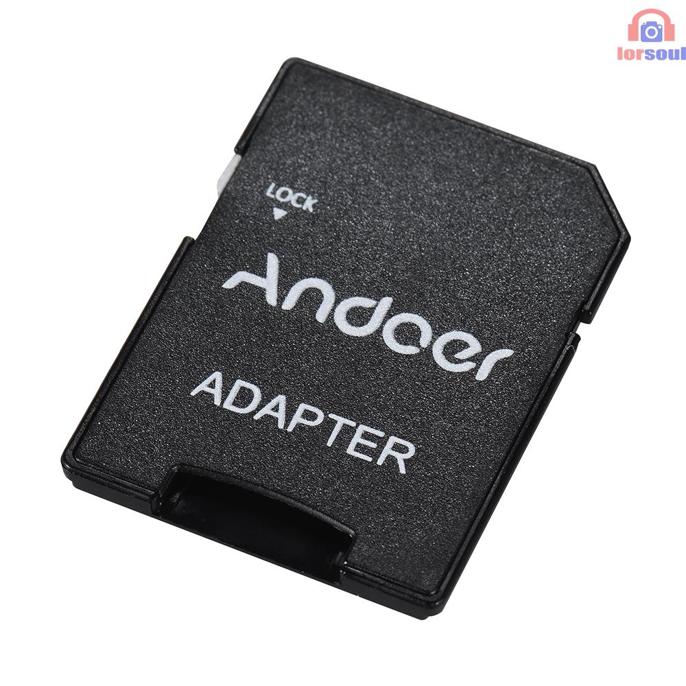 Thẻ Nhớ Andoer 64gb Class 10 + Đầu Đọc Thẻ Nhớ Tf Cho Máy Ảnh, Điện Thoại, Máy Tính