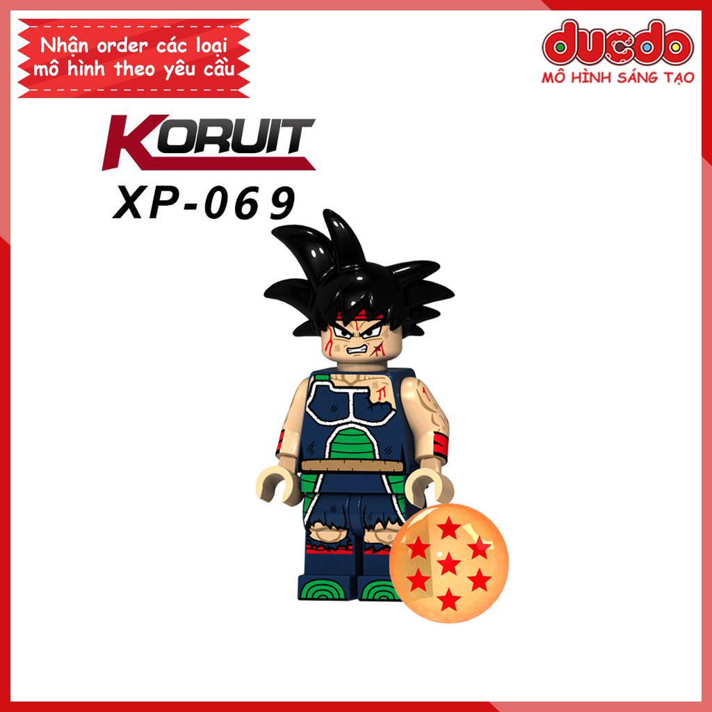 Minifigures các nhân vật 7 viên ngọc rồng mới nhất - Đồ chơi Lắp ghép Mini Mô hình Dragon Ball Goku Koruit KT1009