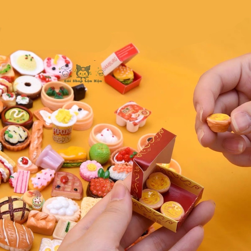 Blind Packs Mô Hình Đồ Ăn Mini