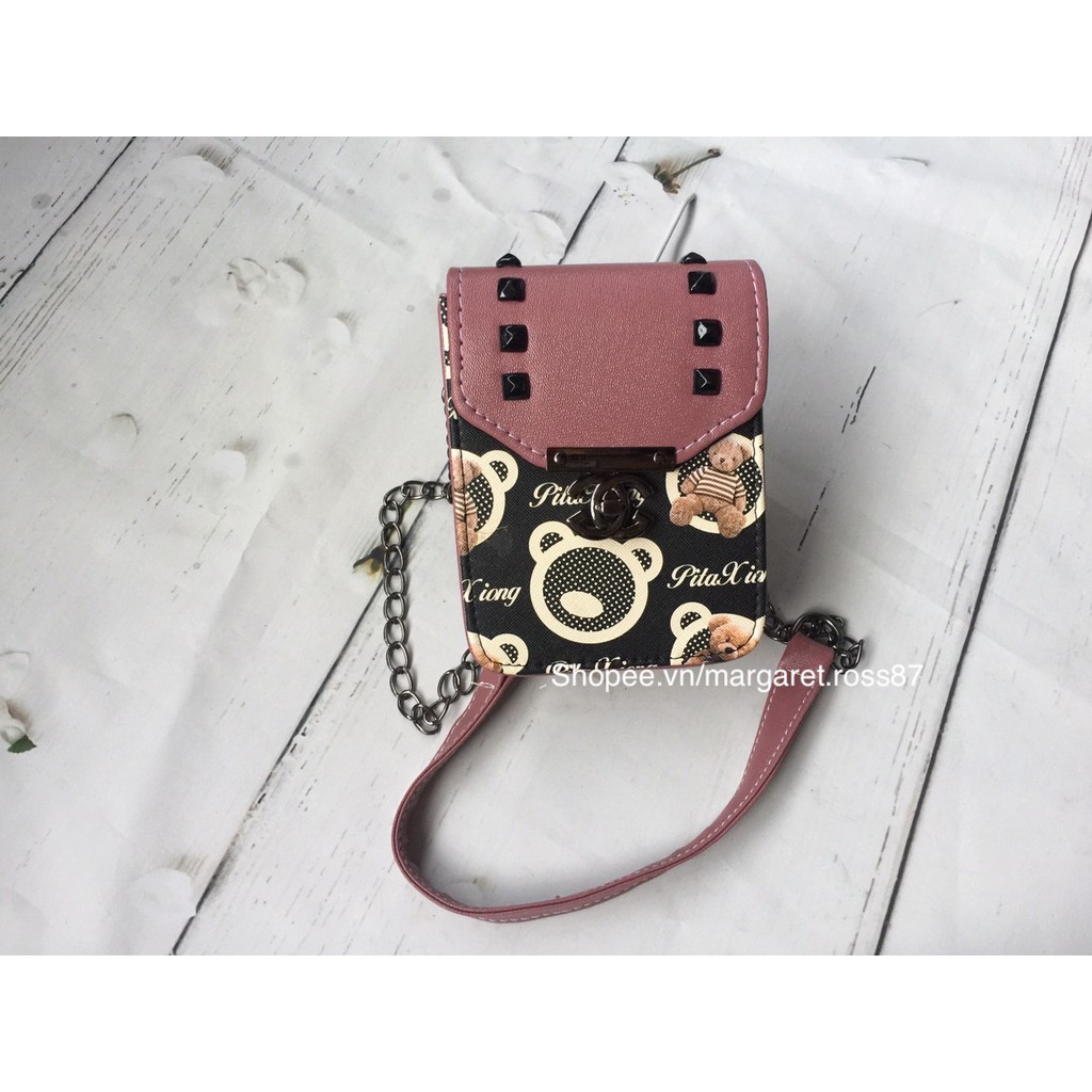 TÚI ĐỰNG ĐIỆN THOẠI HÌNH GẤU (có 14 màu) | BigBuy360 - bigbuy360.vn