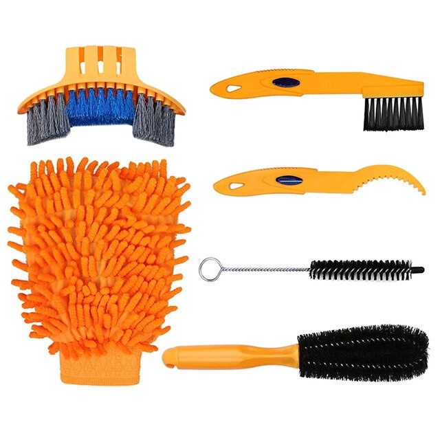 [HCM]Bộ vệ sinh xe đạp - xe máy đa năng 7 món cụ rửa xe-【SK-ZXC7JT】
