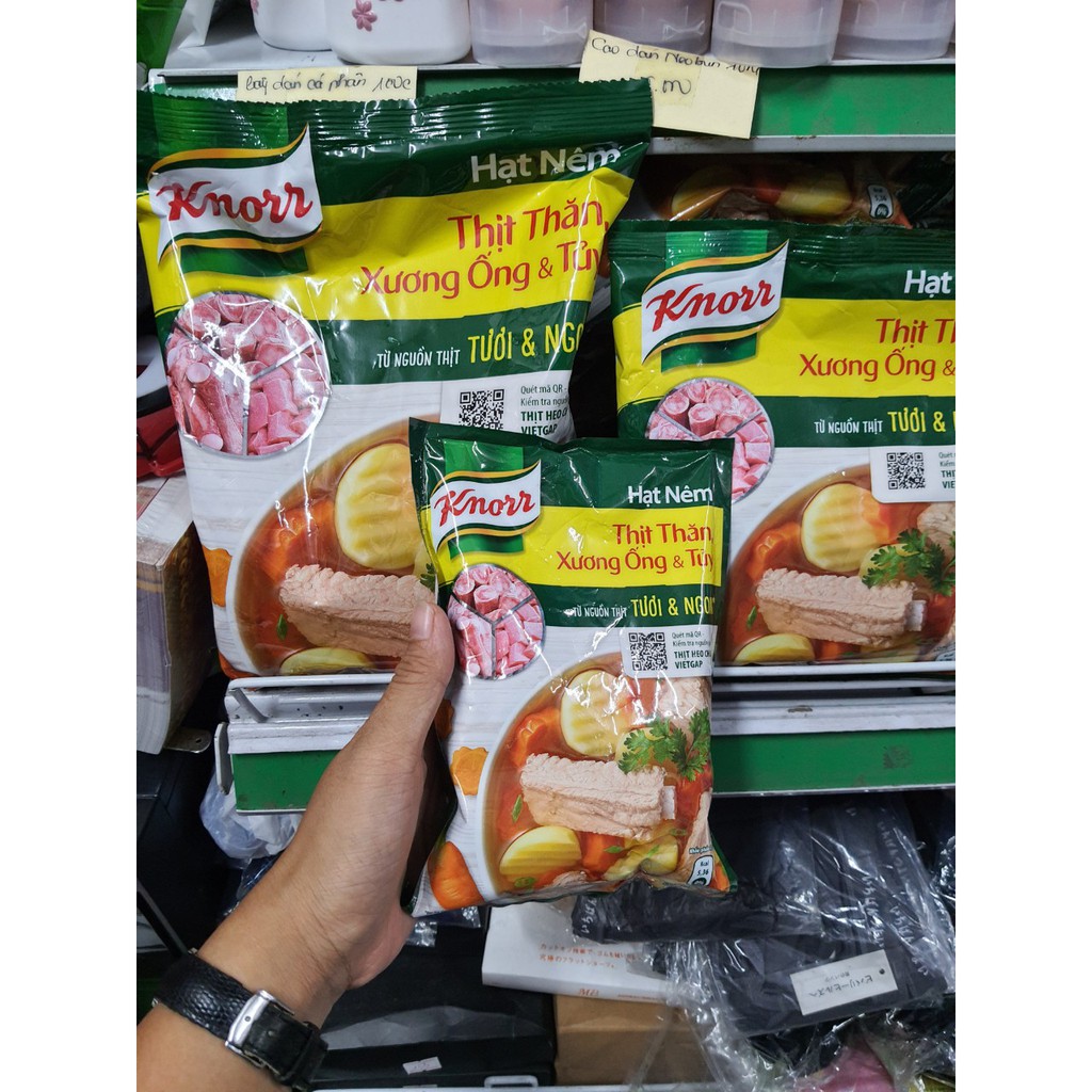 Hạt nêm Thịt thăn, xương ống, tủy Knorr gói 170g/ 400gr/ 900gr