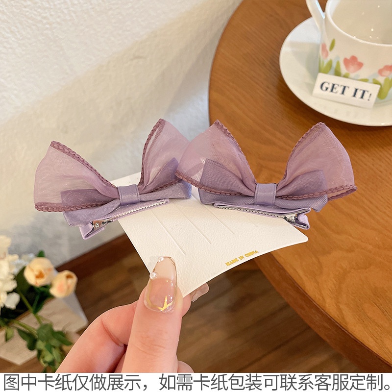 Kẹp Tóc Nơ Siêu Dễ Thương Cho Bé Gái