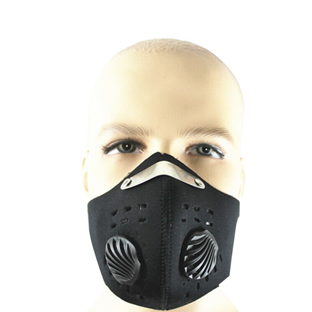 Unisex Adults Cycling Dust Mouth-mask 3 Layers Breathable Anti-dust Anti-haze Reusable Bike Mask