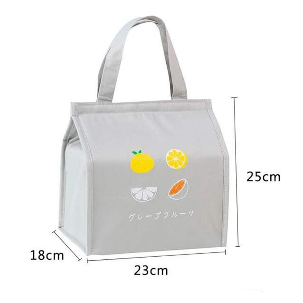 Túi Đựng Hộp Cơm Trưa Giữ Nhiệt Vải Oxford Màng Nhôm