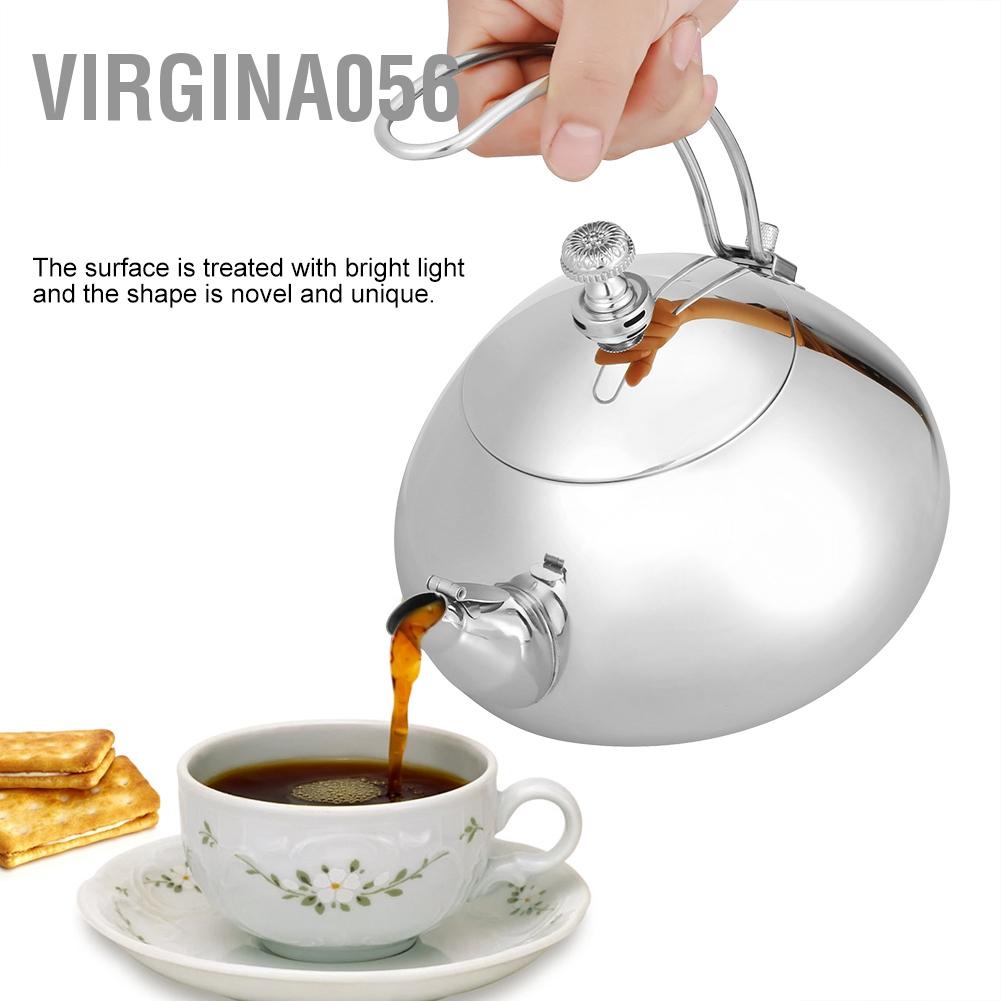 Virgina056 Classical 1.5L Stainless Steel Teapot Induction Cooker Teakettle Fast Water Heating Boiling Pot