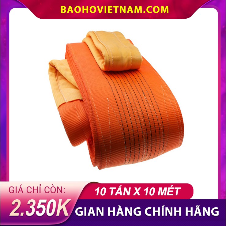 Dây cáp vải cẩu hàng loại 10 tấn 10 mét