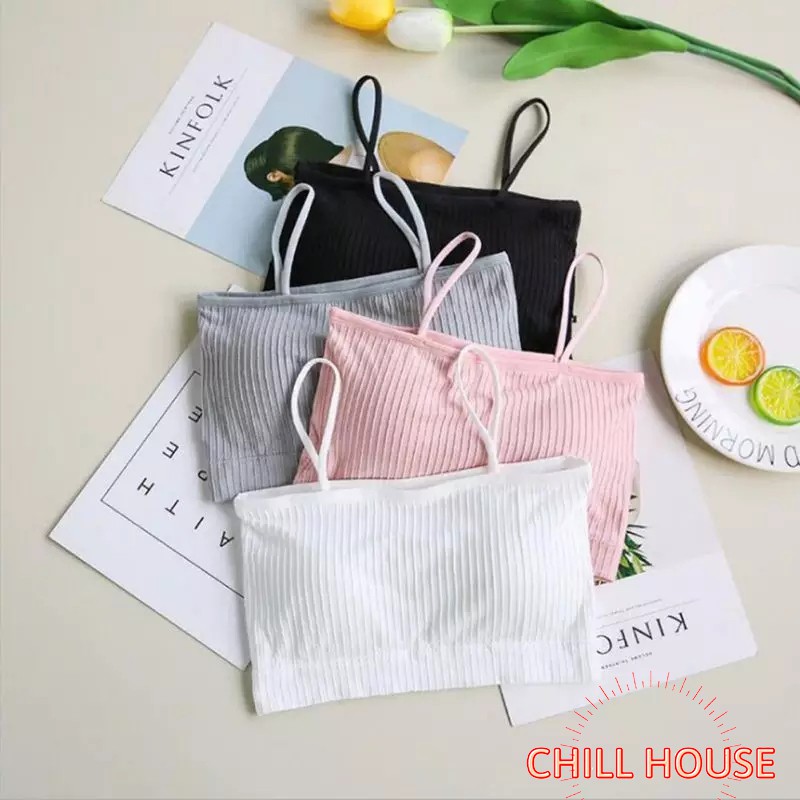 Sỉ 10 bra ống co giãn siêu sinh B809 (ghi chú màu) - CHILLHOUSE