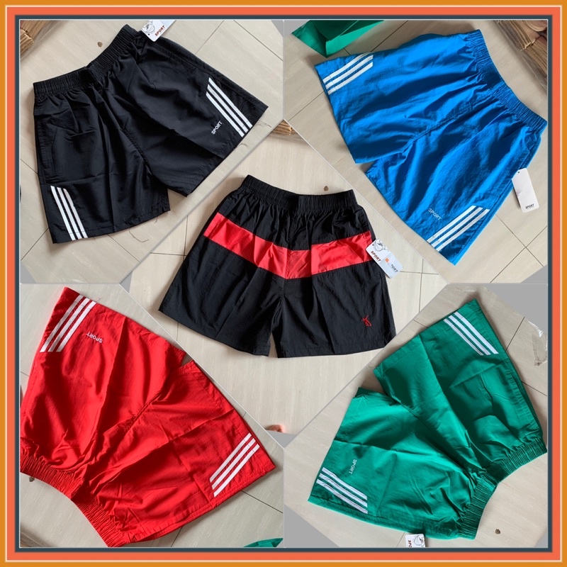 Quần đùi nam thể thao năng động, trẻ trung. Quần sooc gió nam thể thao.