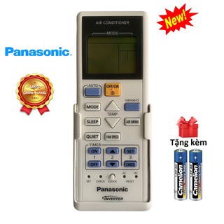 Điều khiển điều hòa Panasonic inverter CHÍNH HÃNG - Full box [ tặng kèm pin ]