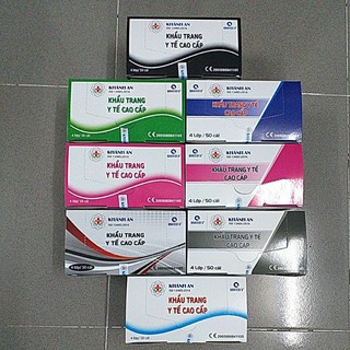 Khẩu trang Khánh An 4 lớp hộp 50 cái