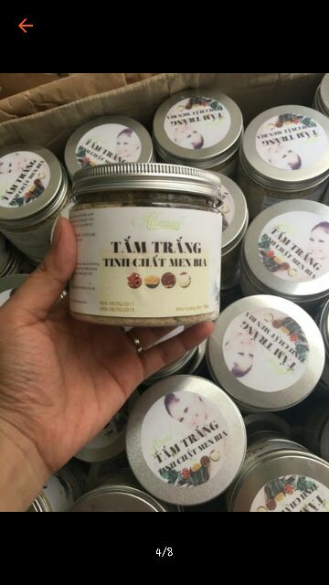 Tắm trắng tinh chất men bia