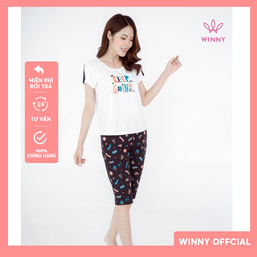 Bộ đồ ngủ mặc nhà trẻ trung WINNY 1MNCT21290N