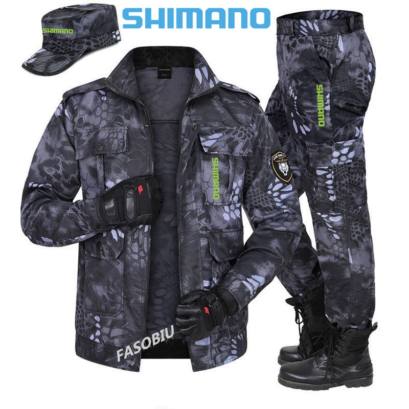 Mới Bộ Đồ Câu Cá Chống Gió Chống Thấm Nước Họa Tiết Rằn Ri Cá Tính Cho Nam 2022 Shimano