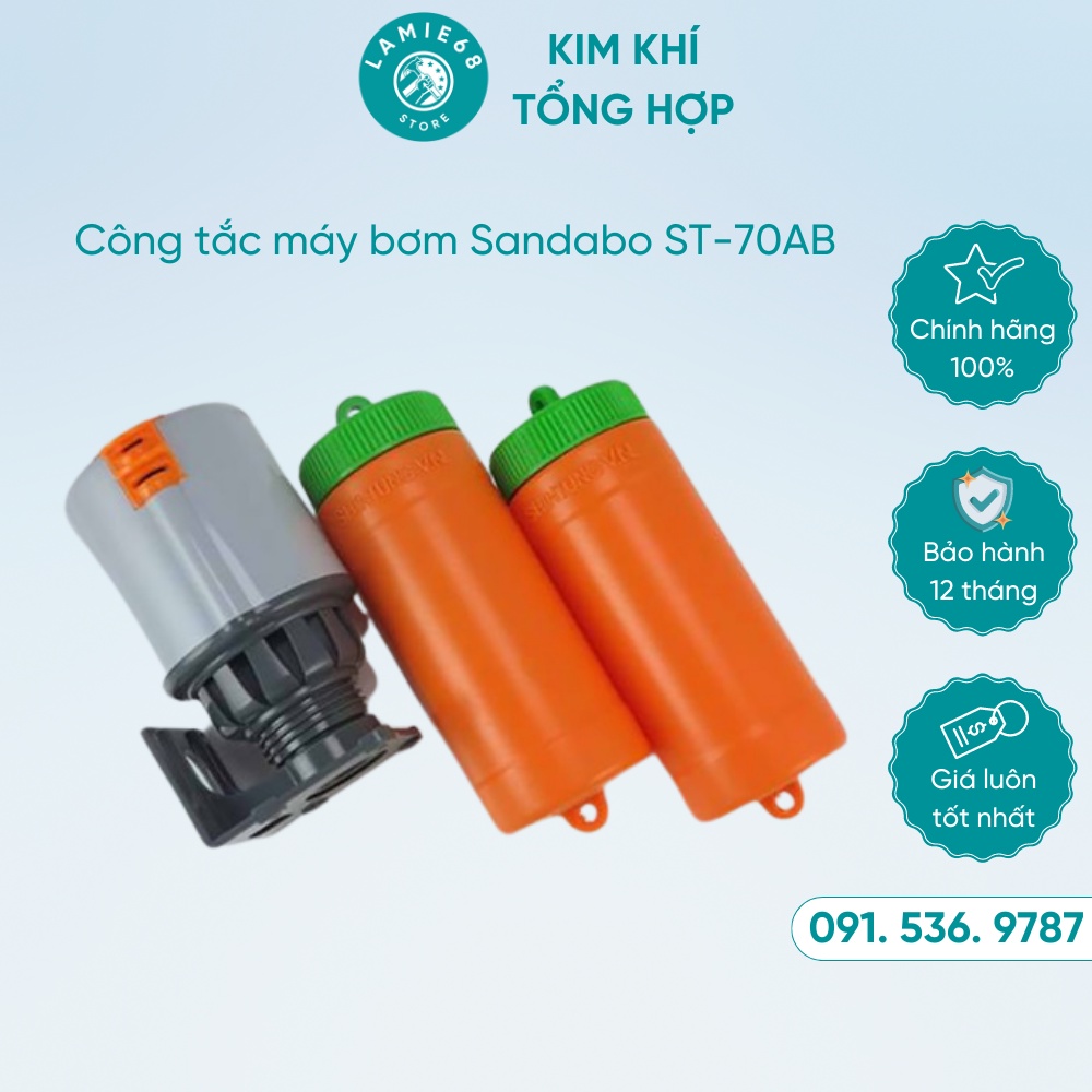 Công tắc điện phao nước ⚡ SIÊU HOT ⚡ Công tắc máy bơm Sandabo độ bền tốt nhất trên thị trường St-70ab