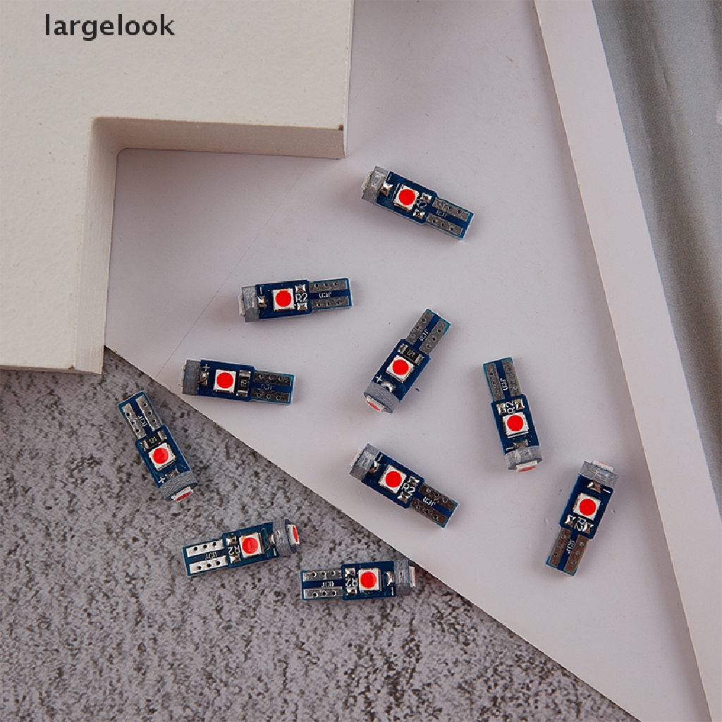 Set 10 Đèn Led T5 12V Cho Nội Thất Xe Hơi ♨Nóng Bỏng