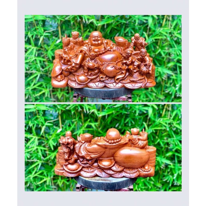 tượng phật di lặc ngũ phúc ngang 30cm