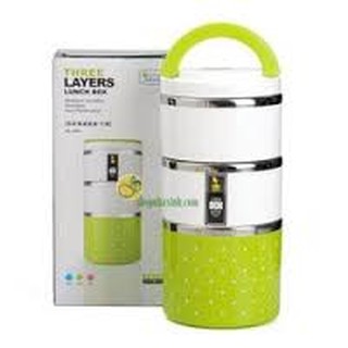 Cặp lồng cơm 3 tầng chấm bi