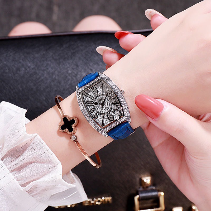 Đồng Hồ Nữ Mẫu Siêu Sang DZG PLATINUM, Mặt Chống Xước, Chống Nước, Dây Da Cao Cấp | BigBuy360 - bigbuy360.vn