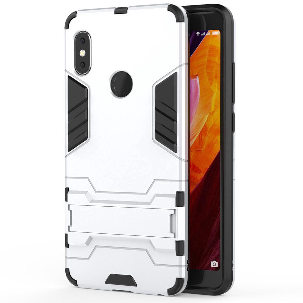 For Redmi 7 Redmi K20 Redmi 6 6 Pro Redmi 5 5 Plus 4X Case Luxury Iron Man Stand Cover Hard Armor TPU Frame Phone Casing