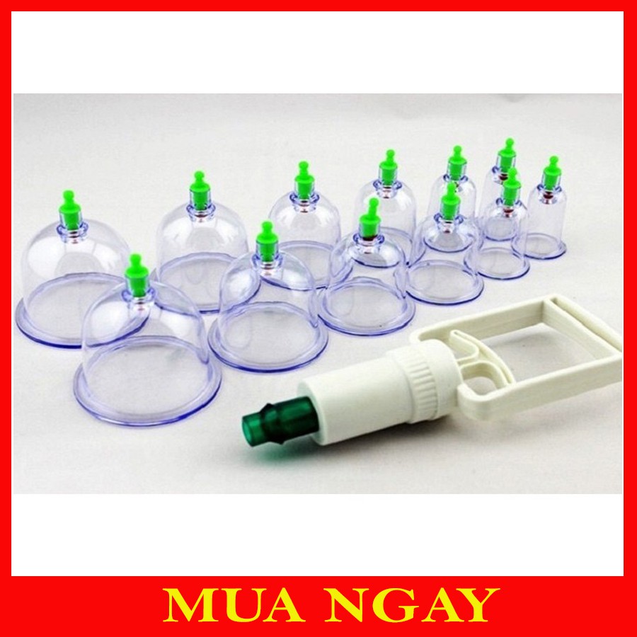 Bộ Giác Hơi Không Dùng Lửa 12 Cốc