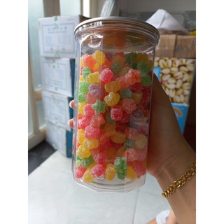 Lon 500g Kẹo Gôm Đường Trái Cây