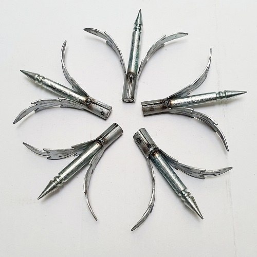 Bộ 5 Hoặc 10 Chông Sắt Trang Trí Cao 10cm Hàn Vào Đỉnh Hàng Rào Dùng Tự Gia Cố Và Trang Trí Bảo Vệ Cổng