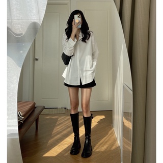 🌈FREESHIP 50K 🔥 Áo Sơ mi trắng basic oversized Celyn Clothes