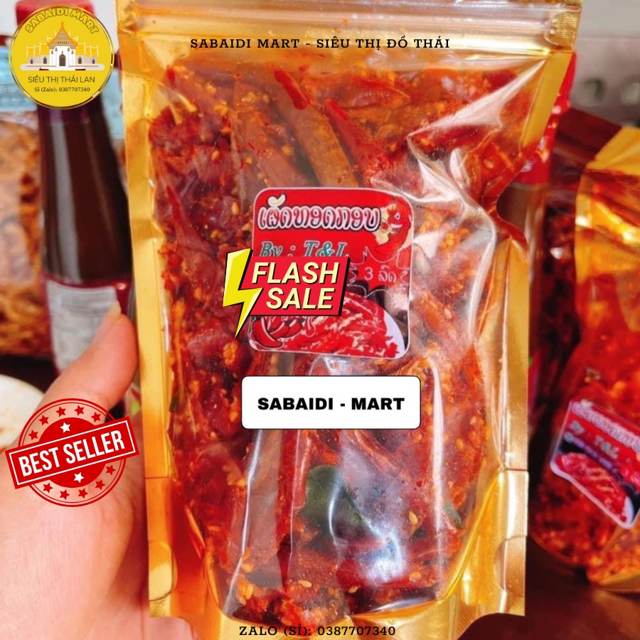 ỚT CHIÊN SNACK ỚT THÁI LAN CHIÊN GIÒN - 100G