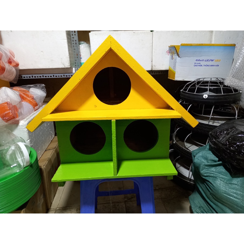 Chuồng Chim Bồ Câu Bằng Gỗ 3 Lỗ