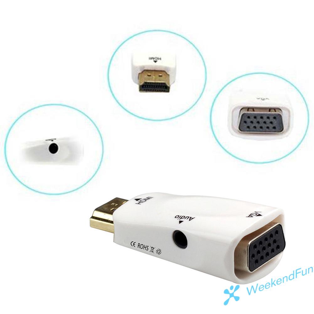 Bộ Chuyển Đổi Âm Thanh Từ 1080p Usb Hdmi Sang Vga Tv Av