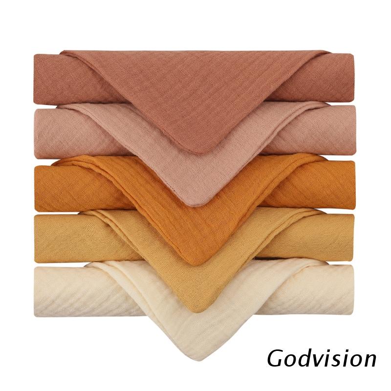 Bộ 5 Khăn Cotton Lau Nước Dãi Cho Bé Sơ Sinh