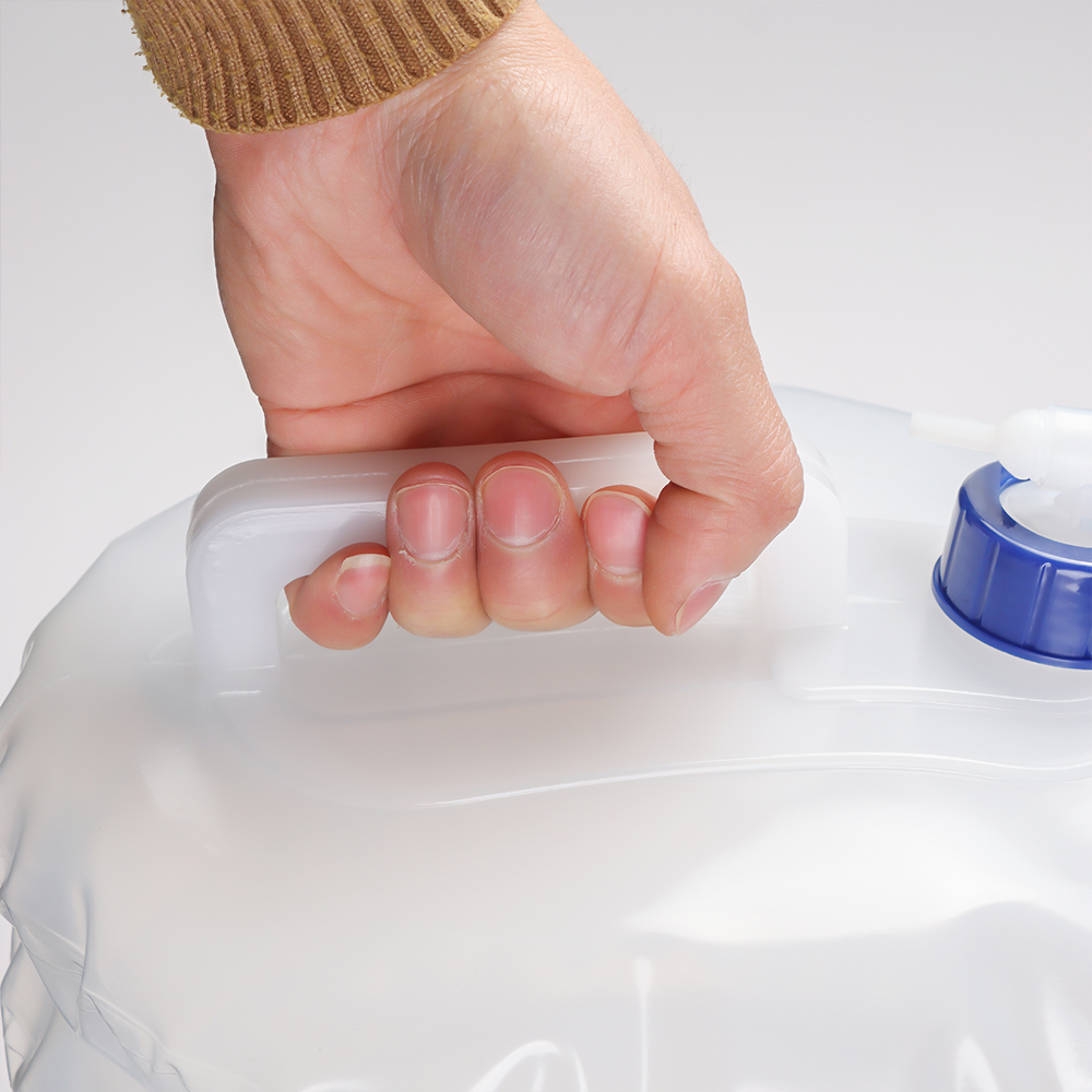 Túi đựng nước trong suốt có thể gấp gọn tiện lợi dung tích 3L/ 5L/ 10L/ 15L chất lượng cao