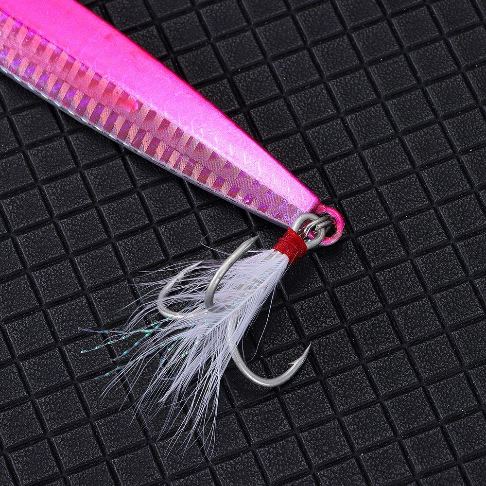 MYRONGVN Mồi Câu Cá Giả Bằng Kim Loại Có Hai Lưỡi Câu